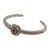 Gold-accented garnet cuff bracelet, 'My Lady in Red' - Gold-Accented Garnet Cuff Bracelet (image 2c) thumbail
