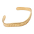 Gold-plated bangle bracelet, 'Golden Snake' - Handmade Gold-Plated Bangle Bracelet from Bali (image 2c) thumbail