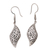 Sterling silver dangle earrings, 'Anywhere, Anytime' - Handcrafted Sterling Silver Dangle Earrings thumbail
