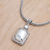 Sterling silver pendant necklace, 'Shining Mosaic' - Hand Crafted Sterling Silver Pendant Necklace (image 2b) thumbail