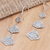 Sterling silver dangle earrings, 'Ageless Beauty' - Handmade Balinese Sterling Silver Dangle Earrings