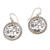 Gold-accented sterling silver dangle earrings, 'Venerable Banyan Tree' - Gold-Accented Tree-Motif Dangle Earrings (image 2a) thumbail