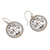 Gold-accented sterling silver dangle earrings, 'Venerable Banyan Tree' - Gold-Accented Tree-Motif Dangle Earrings (image 2b) thumbail