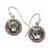 Gold-accented prasiolite dangle earrings, 'Green Dream' - Gold-Accented Prasiolite Dangle Earrings