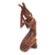 Wood statuette, 'Praying Woman' - Wood statuette (image 2b) thumbail