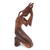 Wood statuette, 'Praying Woman' - Wood statuette (image 2c) thumbail