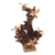 Wood statuette, 'Honey Bees Buzzing' - Jempinis Wood Honey Bee Statuette (image 2a) thumbail