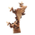Wood statuette, 'Honey Bees Buzzing' - Jempinis Wood Honey Bee Statuette (image 2d) thumbail