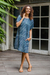 Rayon batik shift dress, 'Ocean Wave' - Hand Made Rayon Batik Shift Dress (image 2c) thumbail
