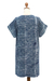 Rayon batik shift dress, 'Ocean Wave' - Hand Made Rayon Batik Shift Dress (image 2d) thumbail