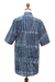 Camisa batik de algodón - Camisa batik de algodón con cuello de Bali