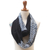 Cotton blend batik infinity scarf, 'Modern Zigzag' - Cotton Blend Batik Infinity Scarf