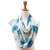 Batik infinity pocket scarf, 'Hands Free Style' - Tie-Dye Rayon Infinity Scarf from Java