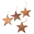 Wood ornaments, 'Simple Stars' (set of 4) - Handcrafted Wooden Star Ornaments (Set of 4) (image 2b) thumbail