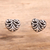 Sterling silver stud earrings, 'Worthy of Love' - Sterling Silver Heart-Motif Stud Earrings