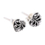 Sterling silver stud earrings, 'Worthy of Love' - Sterling Silver Heart-Motif Stud Earrings
