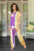 Hand-stamped batik rayon pajama set, 'Spring Sunrise' - Striped Batik Rayon Pajama Set