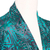 Batik rayon kimono jacket, 'Emerald Ocean' - Handmade Batik Rayon Kimono Jacket (image 2d) thumbail