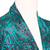 Batik rayon kimono jacket, 'Emerald Ocean' - Handmade Batik Rayon Kimono Jacket