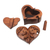 Wood puzzle box, 'Cross My Heart' - Suar Wood Heart-Motif Puzzle Box (image 2f) thumbail