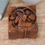 Wood puzzle box, 'Restful Buddha' - Buddha-Themed Suar Wood Puzzle Box (image 2b) thumbail