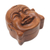 Wood puzzle box, 'Laughing Buddha' - Hand Made Suar Wood Puzzle Box thumbail
