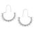 Sterling silver drop earrings, 'Thorn Patch' - Hand Made Sterling Silver Drop Earrings (image 2a) thumbail