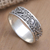 Sterling silver band ring, 'Little Wonder' - Hand Crafted Sterling Silver Band Ring (image 2b) thumbail