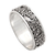 Sterling silver band ring, 'Little Wonder' - Hand Crafted Sterling Silver Band Ring (image 2c) thumbail