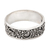 Sterling silver band ring, 'Little Wonder' - Hand Crafted Sterling Silver Band Ring (image 2d) thumbail