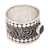 Garnet band ring, 'Young People' - Sterling Silver and Garnet Band Ring (image 2e) thumbail