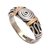 Gold-accented cocktail ring, 'Ancient Motif' - Gold-Accented Spiral-Motif Cocktail Ring (image 2e) thumbail