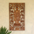 Wood relief panel, 'Buddha's Protection' - Hand Carved Buddha-Themed Relief Panel thumbail