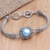 Cultured pearl pendant bracelet, 'Royal Treasure' - Cultured Pearl and Sterling Silver Bracelet (image 2b) thumbail