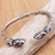 Amethyst cuff bracelet, 'Shimmering Palace' - Amethyst and Sterling Silver Cuff Bracelet thumbail