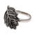 Sterling silver cocktail ring, 'Autumnal Melody' - Sterling Silver Leaf-Motif Cocktail Ring (image 2d) thumbail