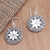 Sterling silver dangle earrings, 'Change in the Air' - Handmade Sterling Silver Dangle Earrings thumbail