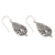Sterling silver dangle earrings, 'Same Day' - Hand Crafted Sterling Silver Dangle Earrings (image 2c) thumbail
