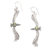Peridot dangle earrings, 'Green Eagle' - Peridot Eagle-Motif Dangle Earrings from Bali thumbail