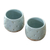 Tazas de cerámica, (par) - Tazas de té de cerámica hechas a mano (par)