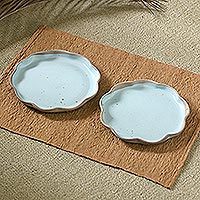 Ceramic salad plates, First Course (pair)