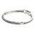 Sterling silver bangle bracelet, 'Melody' - Handmade Sterling Silver Bangle Bracelet (image 2d) thumbail
