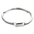 Sterling silver bangle bracelet, 'Melody' - Handmade Sterling Silver Bangle Bracelet (image 2e) thumbail