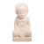 Sandsteinskulptur - Handgefertigte Buddha-Skulptur aus Sandstein