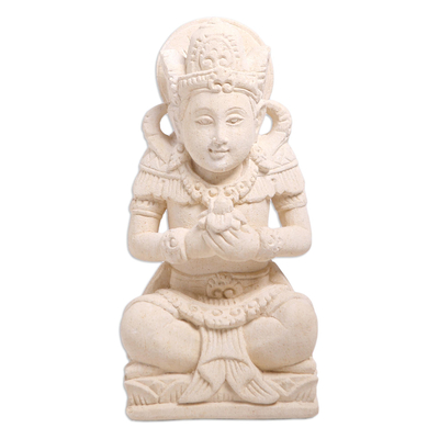 Artisan Crafted Sandstone Statuette