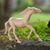 Wood statuette, 'Galloping Spirit' - Hand Made Wood Horse Statuette thumbail