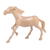 Wood statuette, 'Galloping Spirit' - Hand Made Wood Horse Statuette (image 2a) thumbail