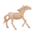 Wood statuette, 'Galloping Spirit' - Hand Made Wood Horse Statuette (image 2c) thumbail