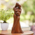 Wood sculpture, 'Newborn' - Hand Crafted Suar Wood Sculpture from Bali (image 2) thumbail