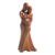 Wood sculpture, 'Newborn' - Hand Crafted Suar Wood Sculpture from Bali thumbail